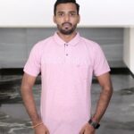PINK - PRINTED POLO T-SHIRTS